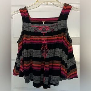 Free People Multicolor Striped Tank Top size XS